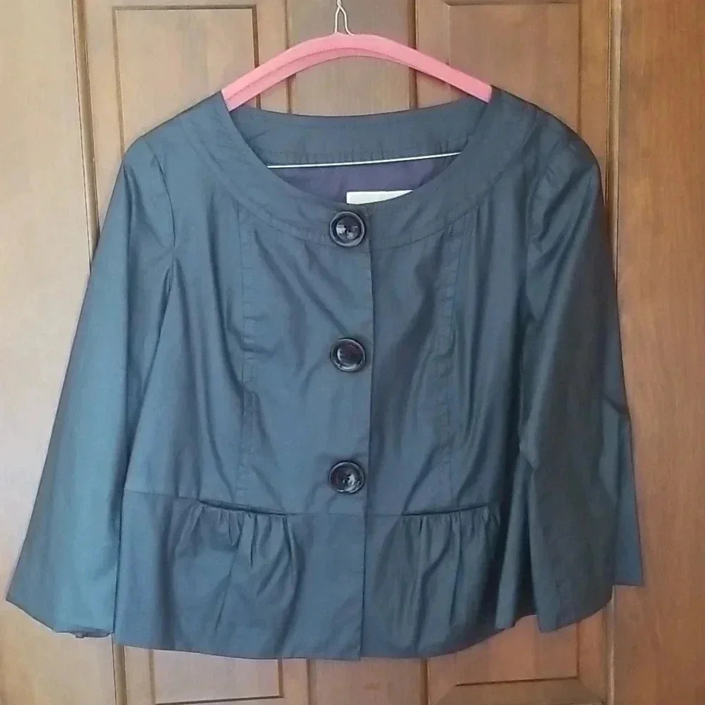 Michael Kors Cotton Cropped Jacket